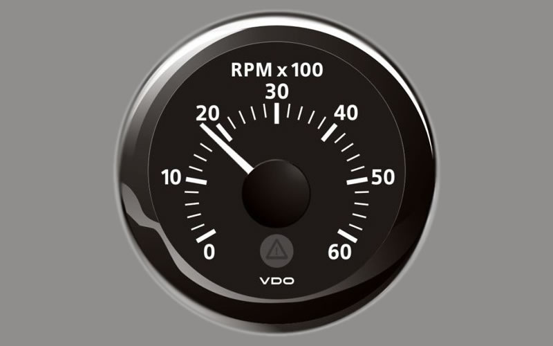 Marine Tachometer Gauge 6000 RPM